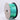 Jelly Pop - Tantalizing Teal - Iridescent PVC - Teal - 2.5" x 10yds (d.stevens)