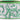 Acanthus Scroll Chinoiserie Taffeta Ribbon - Green/White - 2.5" x 10yds (d. stevens)