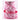 Acanthus Scroll Chinoiserie Taffeta Ribbon - Pink/White - 2.5" x 10yds (d. stevens)