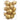 Gold Pearlized Plastic Ball Ornaments (Box of 14)