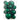 Green Pearlized Plastic Ball Ornaments (Box of 14)