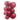 Red Pearlized Plastic Ball Ornaments (Box of 14)