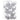 Shiny Silver Plastic Ball Ornaments (Box of 14)