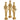 Gold Nutcrackers (Set of 3)