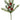20" Green Glittered Pine w/ Red Foam Berries Spray