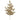 Champagne Glitter Bay Leaf Spray – 21"