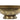 Antique Gold Aluminum Bowl with Deer - 23.5"