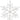 23" Flocked Snowflake