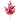 24" Red Glitter Bay Leaf Spray