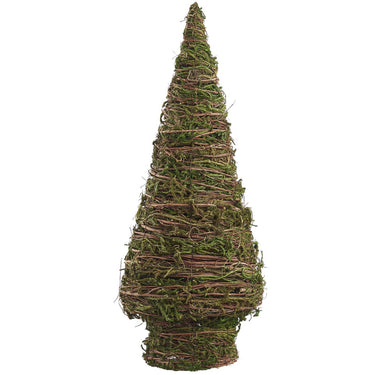 Moss Twig Cone Topiary