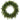 25" Soft PE Cedar Mixed Pine Wreath Green