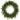 25" Soft PE Cedar Mixed Pine Wreath Green