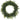 25" Soft PE Cedar Mixed Pine Wreath Green
