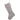 Classic Black & White Stripe Christmas Stocking - 25"