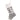 Decorative Christmas stocking with intricate pattern on a white background