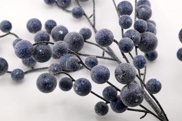 27" Frosted Berry Pick - Frosted Navy Blue (Weather Proof)