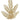 29" Gold Glitter Fern Spray