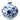 Small round ceramic vase with blue floral pattern and narrow neck, 3.25 inches tall
