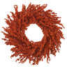 Large 31-inch orange berry fall wreath with dense clusters of small berries and a full textured silhouette
