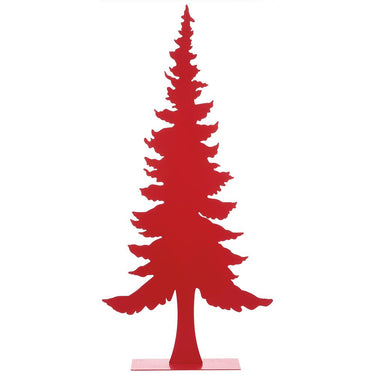 Red Table Top Tree