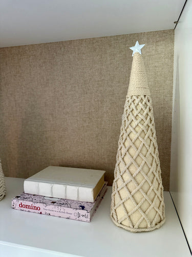 17.7" Rope Cone Tree