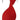 3"X5YD PLEATED FABRIC RED