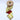 Lime green and white dupioni harlequin wired ribbon with solid red backing and red edges, 3 inches wide by 10 yards.