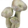 driftwood cement mushroom trio decor rustic textured woodland tabletop accent neutral tones
