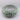 Ornate Green Floral Ceramic Vase 4"H x 8.5"D