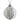 4" Rattan Stripe Ball Ornament, Green & White