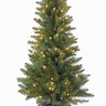 4ft pre-lit Virginia Spruce tree in decorative urn with 100 clear lights and 306 tips.
