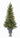 4ft pre-lit Virginia Spruce tree in decorative urn with 100 clear lights and 306 tips.