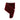 A roll of deep burgundy velvet ribbon with a twisted edge, shown on a clean white background.