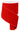 Roll of wide red velvet ribbon with matching satin backing and wired edges, measuring 4 inches by 10 yards.