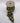 Faux wool plaid ribbon in lime green and cream, 4" x 10yd