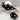 Black Velvet Wired Ribbon with Gold Embroidered Bees – 4" x 5 Yards (d. stevens)