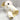 White Velvet Ribbon with Gold Embroidered Bees - 4" x 5yds (d. stevens)