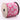 Peppermint Candy Jacquard Ribbon - Pink/Lavender - 4" x 10yds (d. stevens)