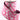 Peppermint Candy Jacquard Ribbon - Pink/Lavender - 4" x 10yds (d. stevens)