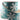 Velvet Snowflake Ribbon – Celadon with Platinum Glitter, 4" x 10yd (d. stevens)
