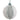 5" Striped Rattan Ball Ornament - Green & White
