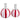 Candy Cane Striped Glass Candle Holder (Set of 2)
