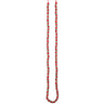 6-foot garland with alternating red and green 100% wool pompons