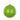 6" Speckle Ball Ornament - Lime Green