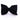 Velvet Bow w/ 6" Expandable Loop - Black (d. stevens)