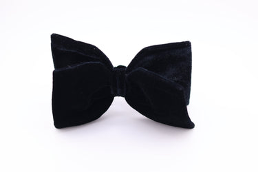 Velvet Bow w/ 6" Expandable Loop - Black (d. stevens)