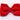 Velvet Bow w/ 6" Expandable Loop - Red (d. stevens)