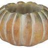 cement pumpkin planter pot rustic fall decor textured pumpkin shaped plant container