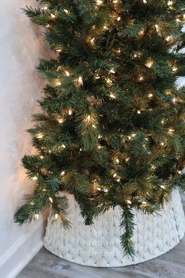 7.5' Halifax Balsam Fir Half Tree Pre-Lit - Green