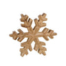 7 inch wooden snowflake cutout